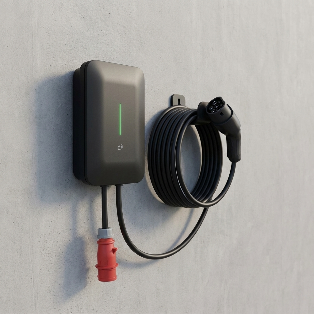 Wallbox 11kW mit App Steuerung & 5m Typ 2 Ladekabel