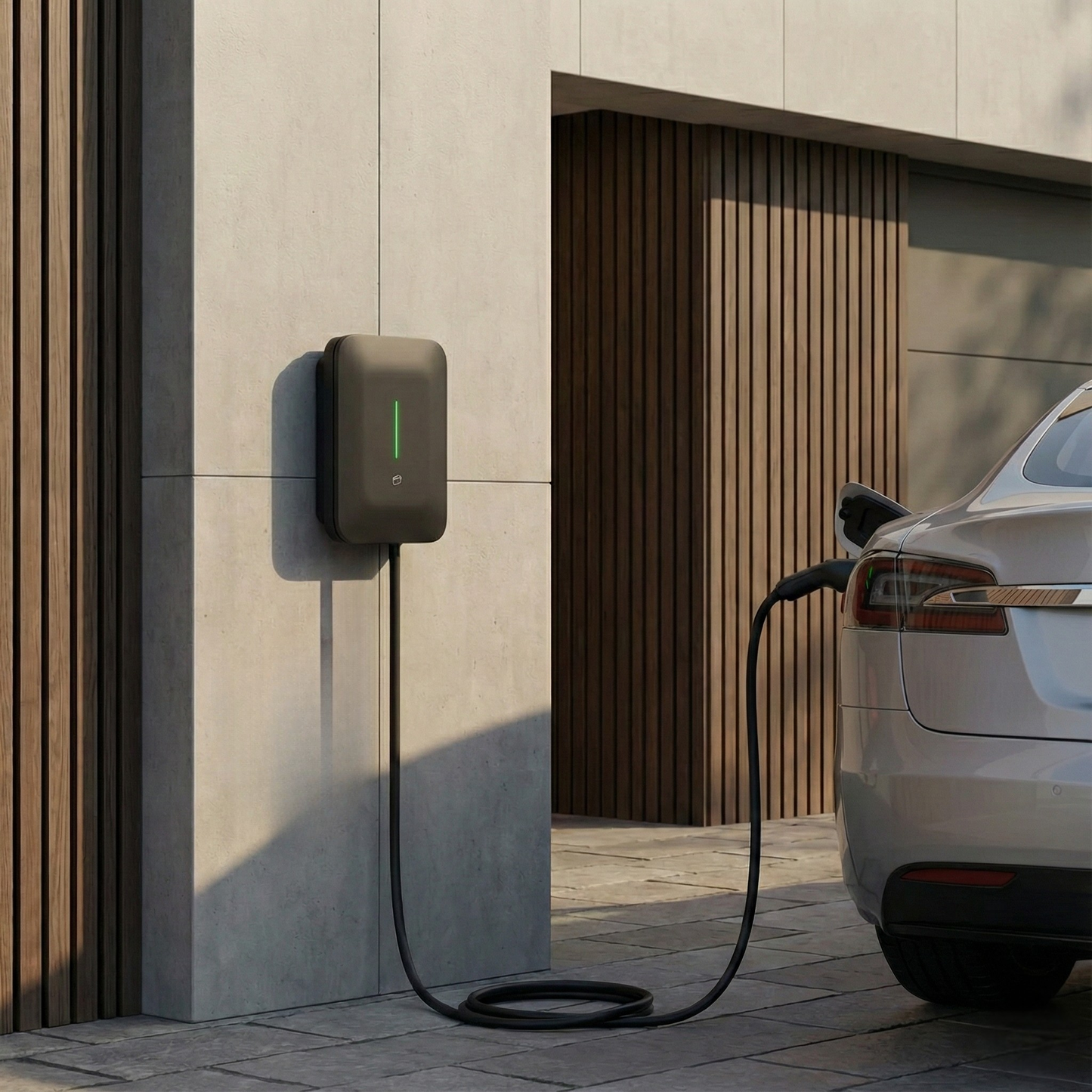 Wallbox 11kW mit App Steuerung & 5m Typ 2 Ladekabel