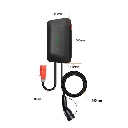 Wallbox 11kW mit App Steuerung & 5m Typ 2 Ladekabel