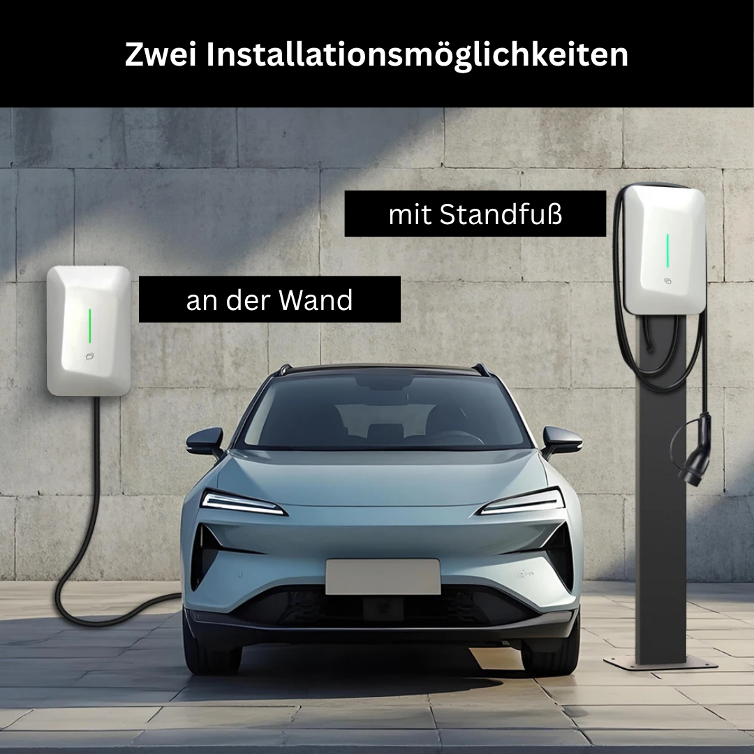 Wallbox 11kW mit App Steuerung & 5m Typ 2 Ladekabel